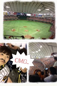 患者様と野球観戦☆