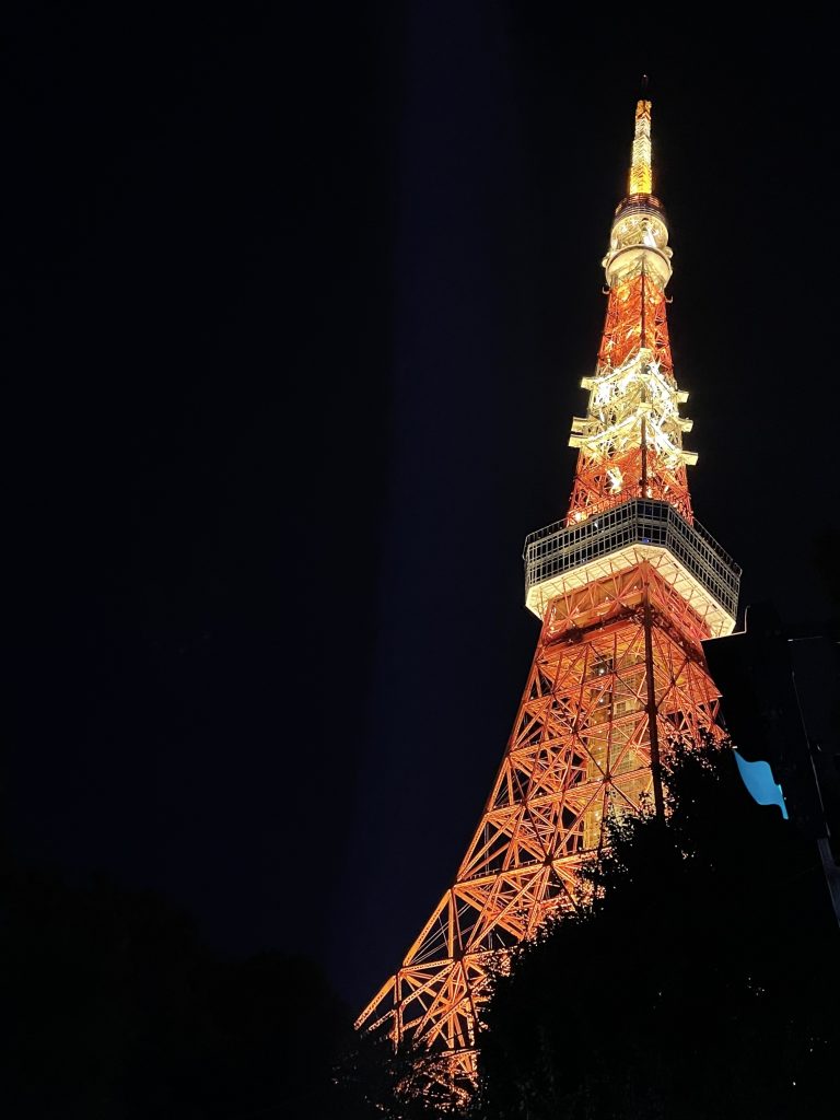 二階建てバスで東京観光